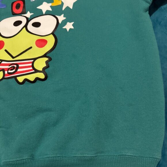 DUMBGOOD Keroppi Sanrio Sweatshirt Crewneck Oversize Large Hello Kitty - Picture 11 of 11
